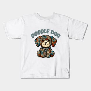 Doodle Dog: Artistic Pup Kids T-Shirt